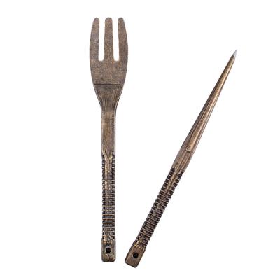 Fork and Poker με ραβδώσεις